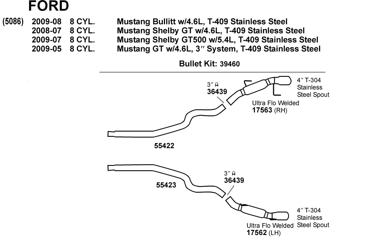 Dynomax 17562 Dynomax Resonator Assembly