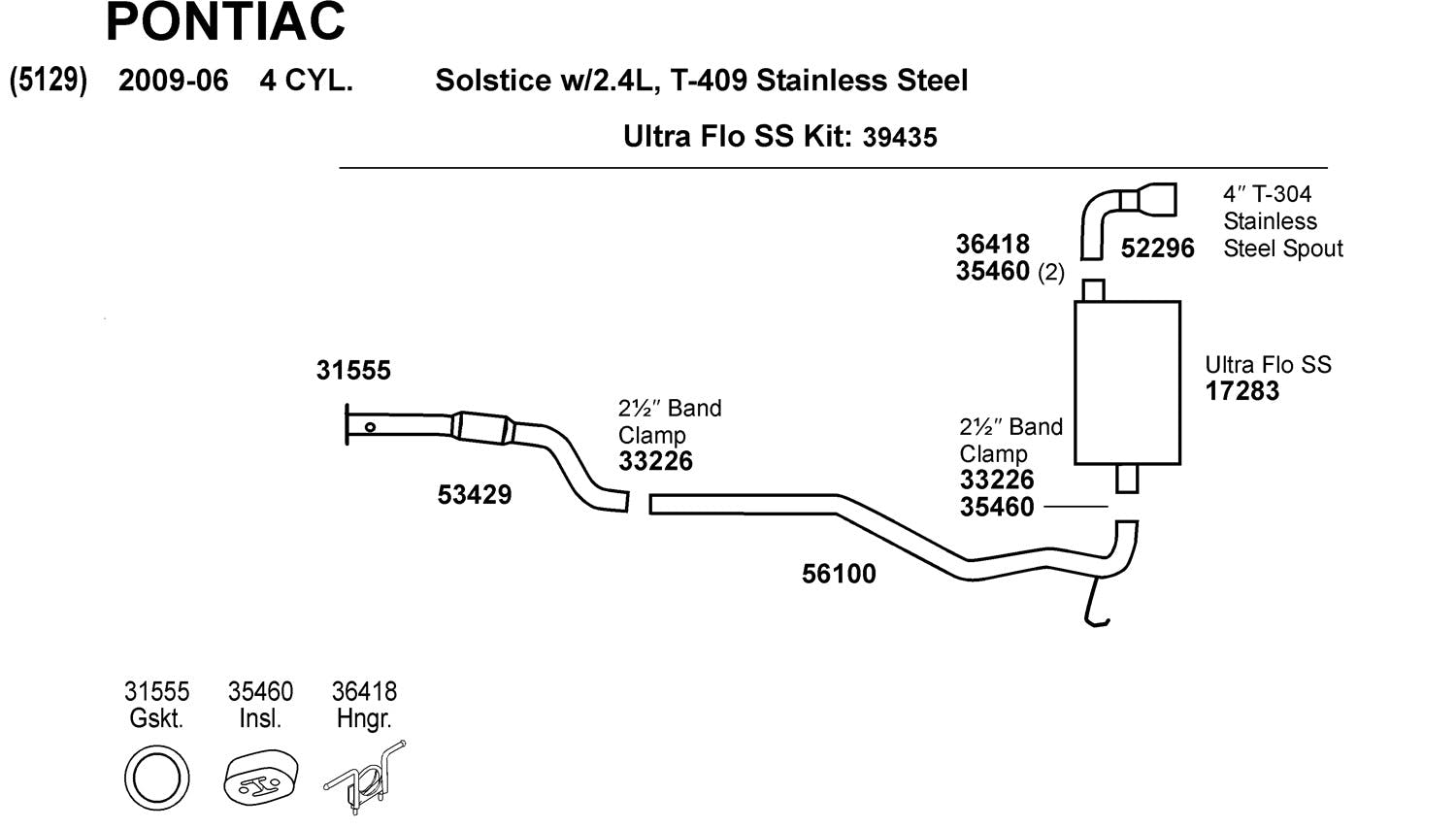Dynomax 33226 Walker MegaClamp Band Clamp