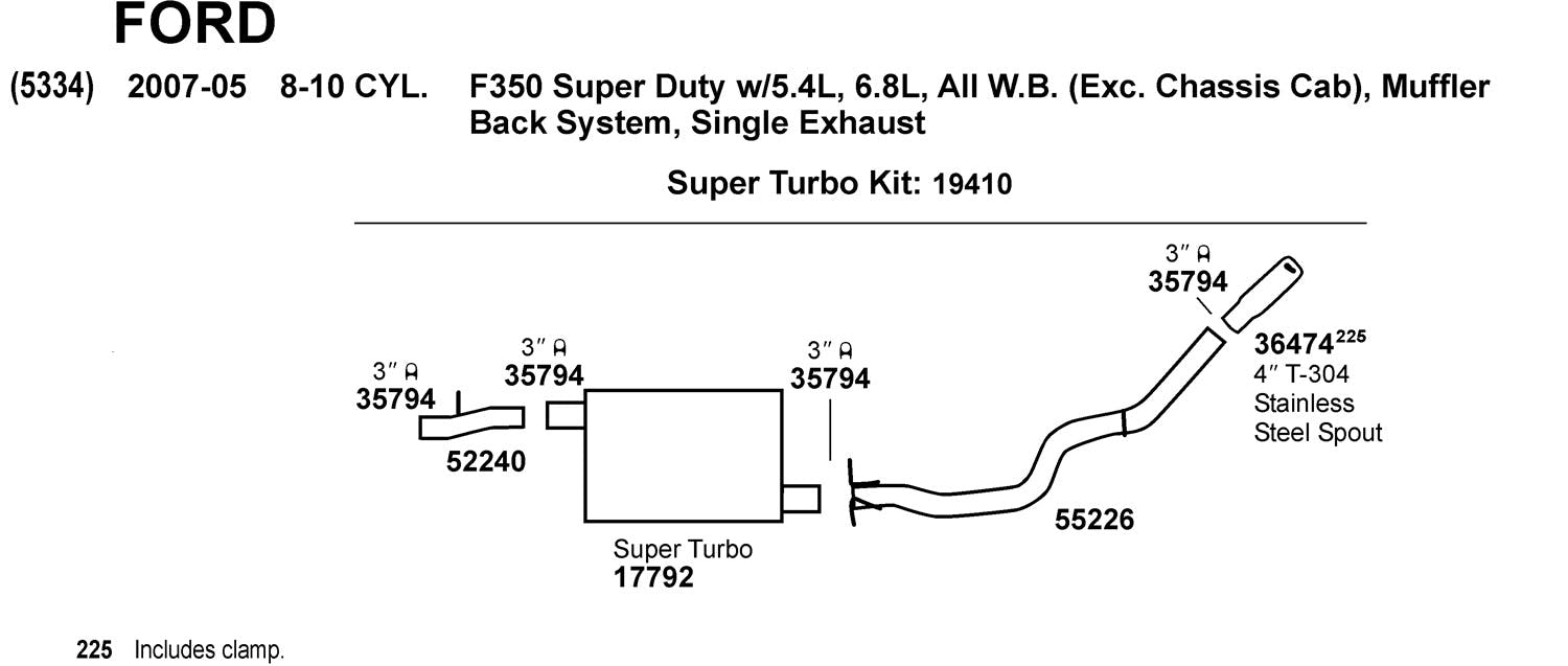 Dynomax Dynomax Super Turbo Single System