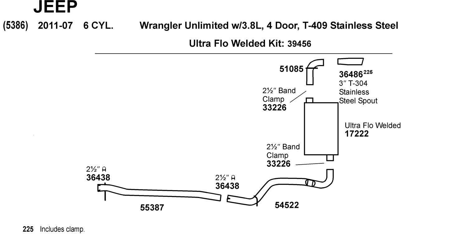 Dynomax 33226 Walker MegaClamp Band Clamp