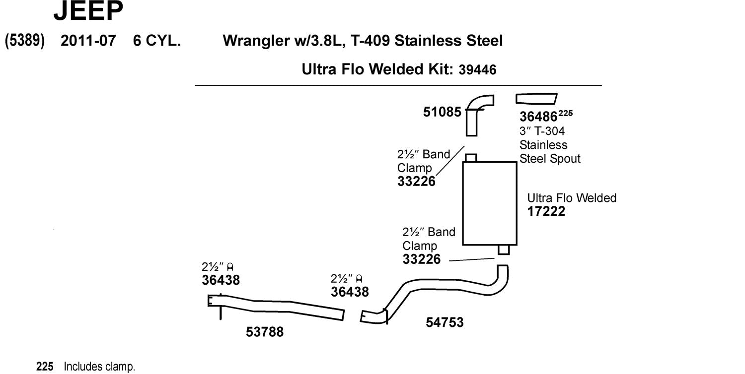 Dynomax 33226 Walker MegaClamp Band Clamp