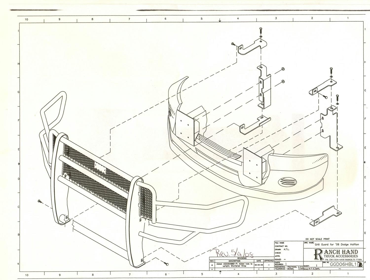 ranch-hand-bst07hbl1-summit-bullnose-front-bumper