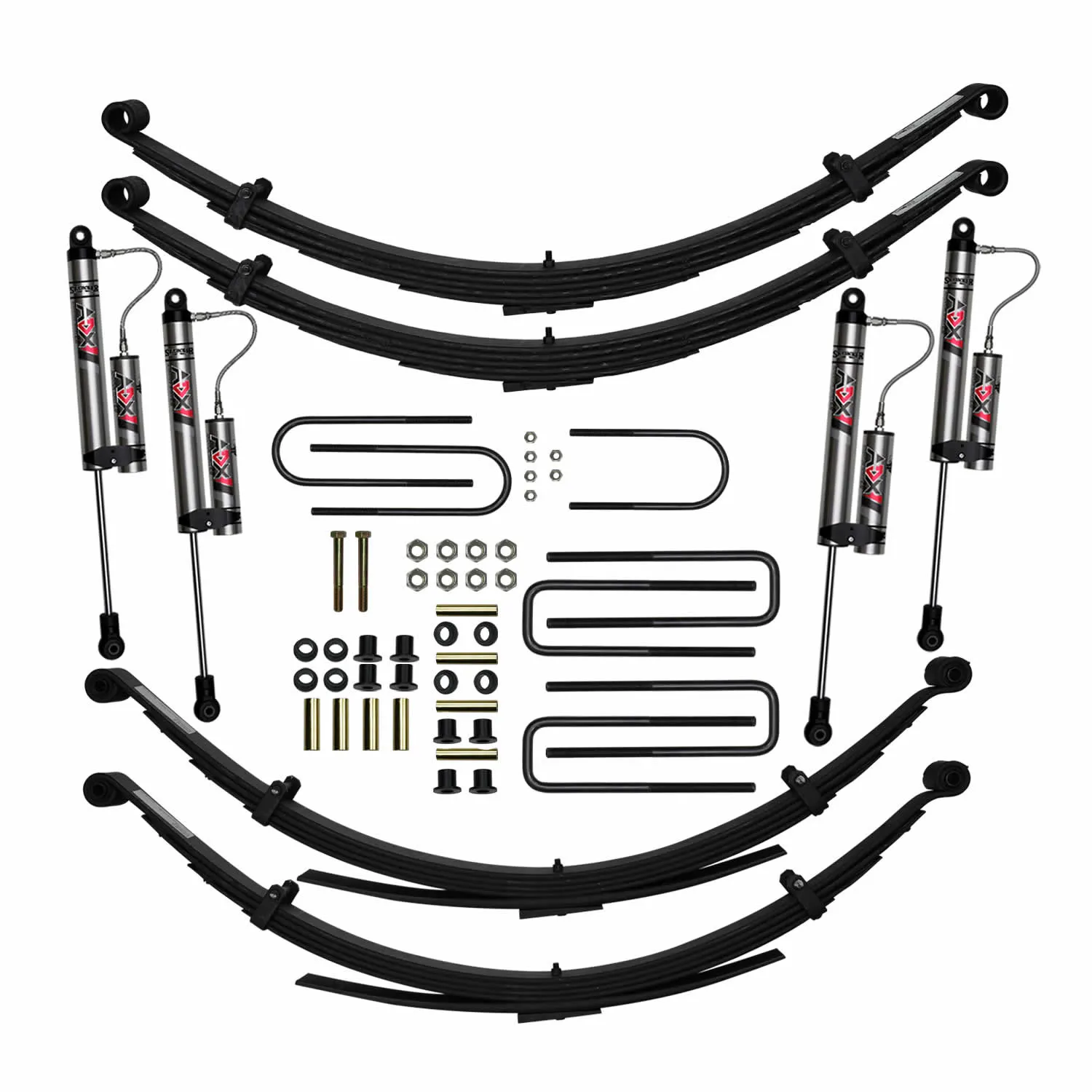 Skyjacker 6 In. Suspension Lift System With ADX 2.0 Remote Reservoir Shocks.