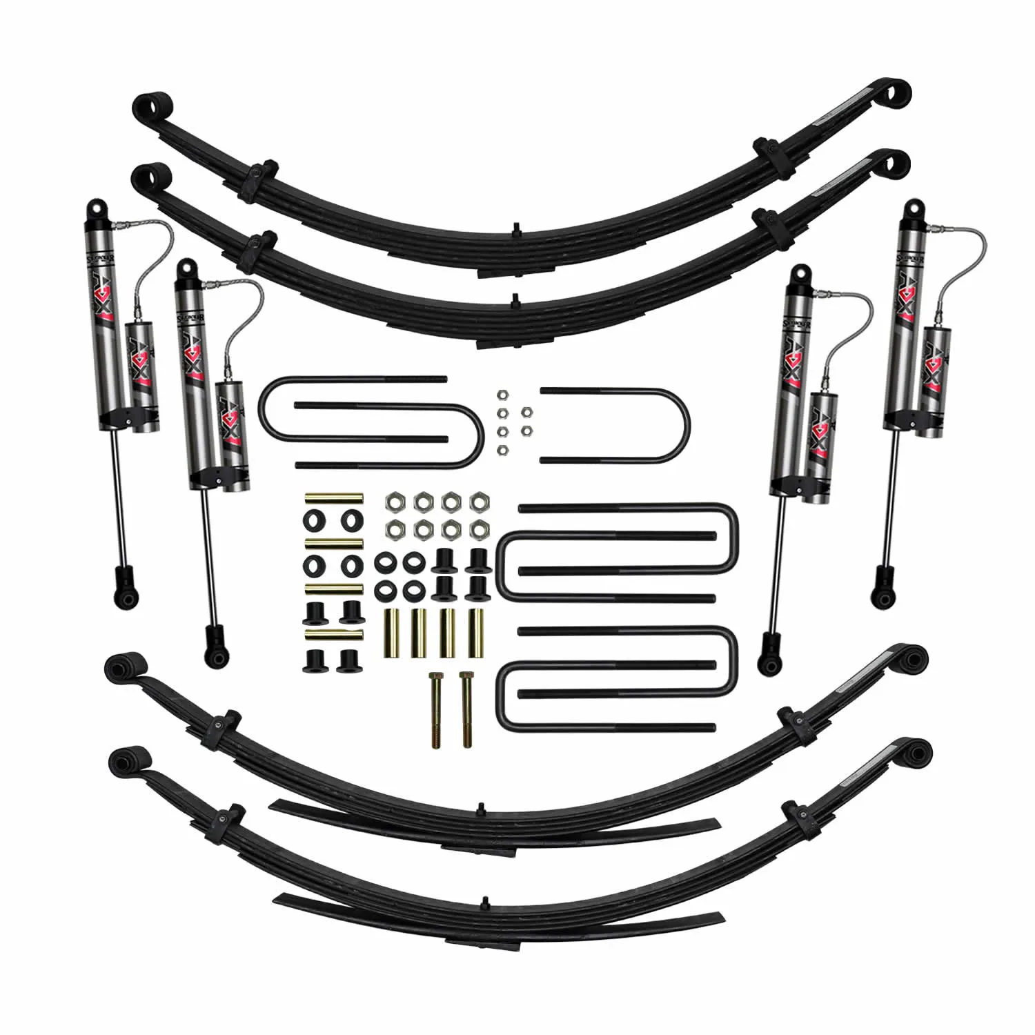 Skyjacker 6 In. Suspension Lift System With ADX 2.0 Remote Reservoir Shocks.