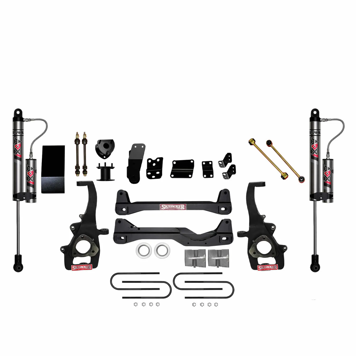 Skyjacker 6 In. Suspension Lift Kit With ADX 2.0 Remote Reservoir Shocks.