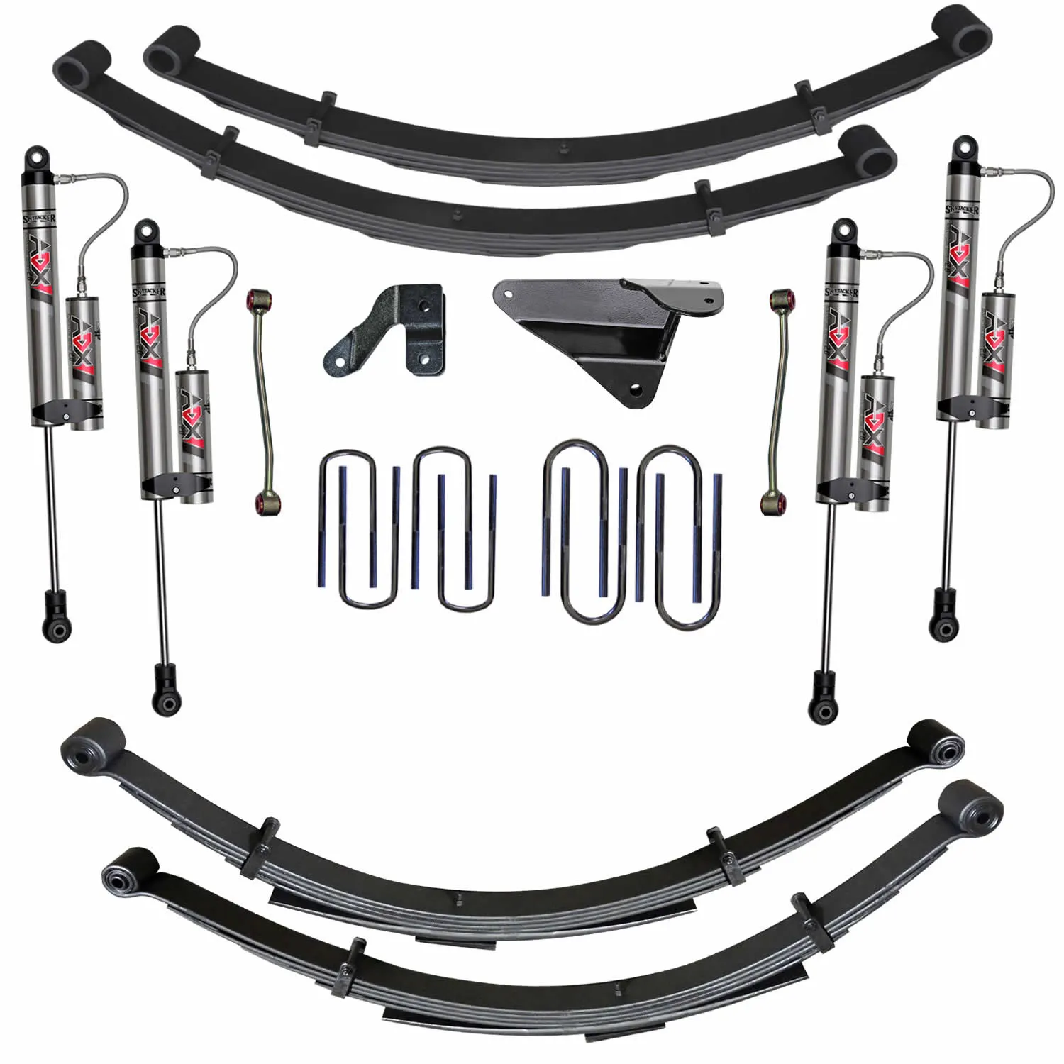 Skyjacker 6 in. Suspension Lift System With ADX 2.0 Remote Reservoir Monotube Shocks.