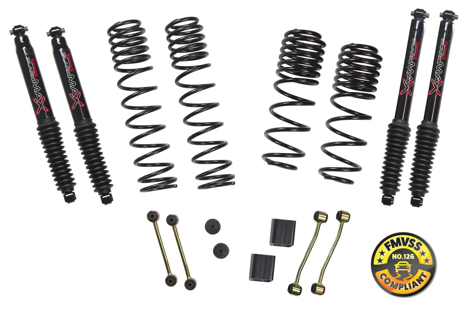 Skyjacker Jeep Wrangler JL 2-Door 4WD 2-2.5 in. Dual Rate-Long Travel Lift Kit System with
