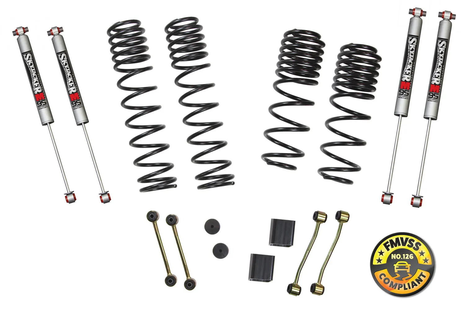 Skyjacker Jeep Wrangler JL 2-Door Rubicon 4WD 2-2.5 in. Dual Rate-Long Travel Lift Kit Sys