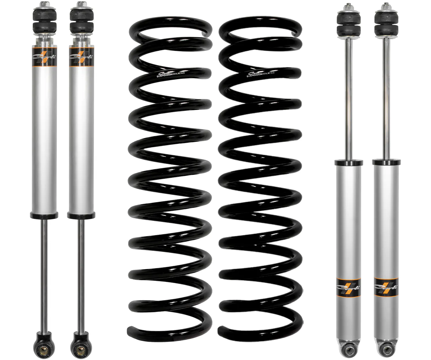 Carli Suspension Carli Leveling System, Base, 2.5” Lift, 2014-26 Ram 2500 HEMI, Coil Rear