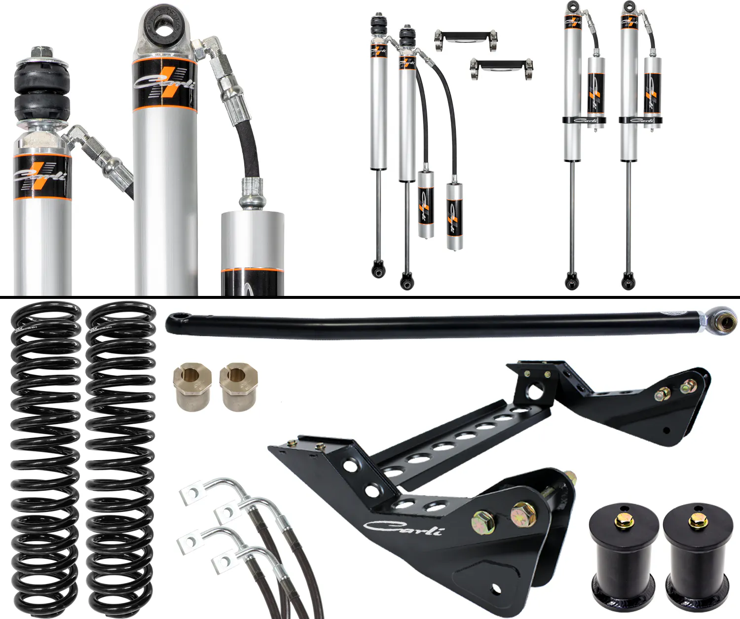 Carli Suspension Carli Backcountry 2.0 System, Base, 4.5” Lift, 2005-07 Ford F250/F350, Diesel