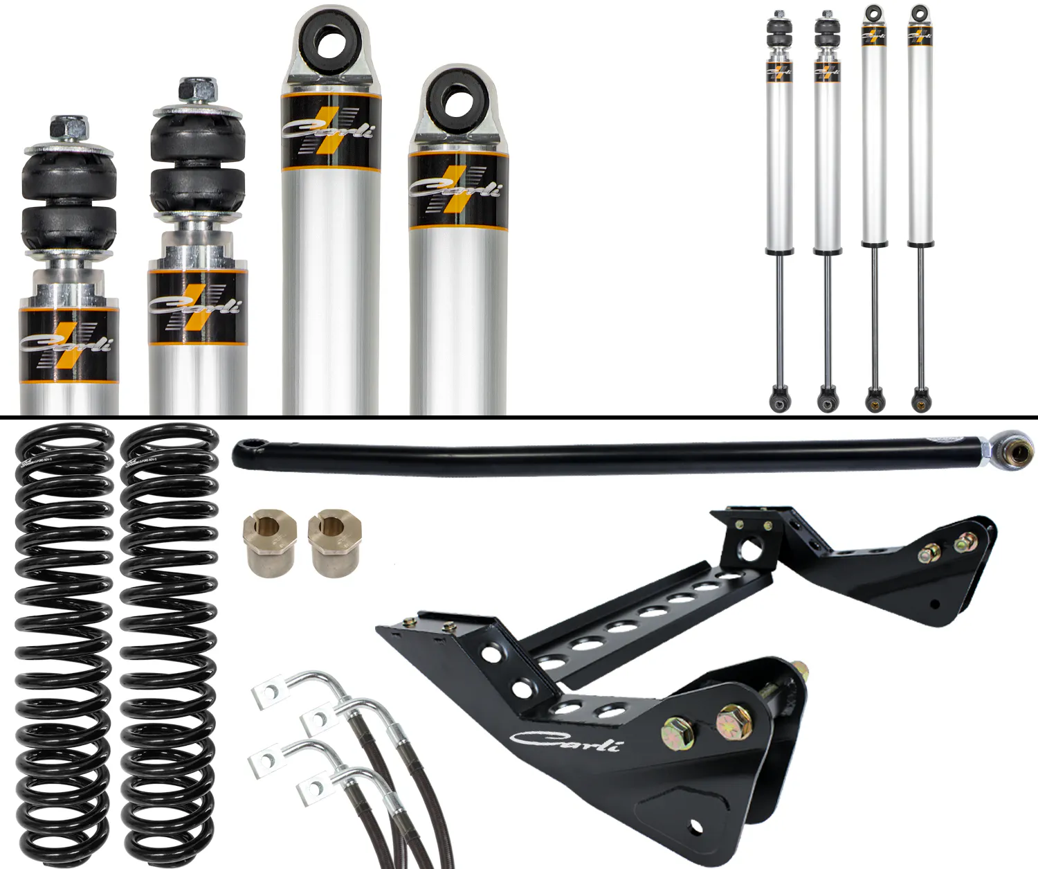 Carli Suspension Carli Commuter 2.0 System, Base, 4.5/5.5" Lift, 2005-07 Ford F250/F350, Diesel