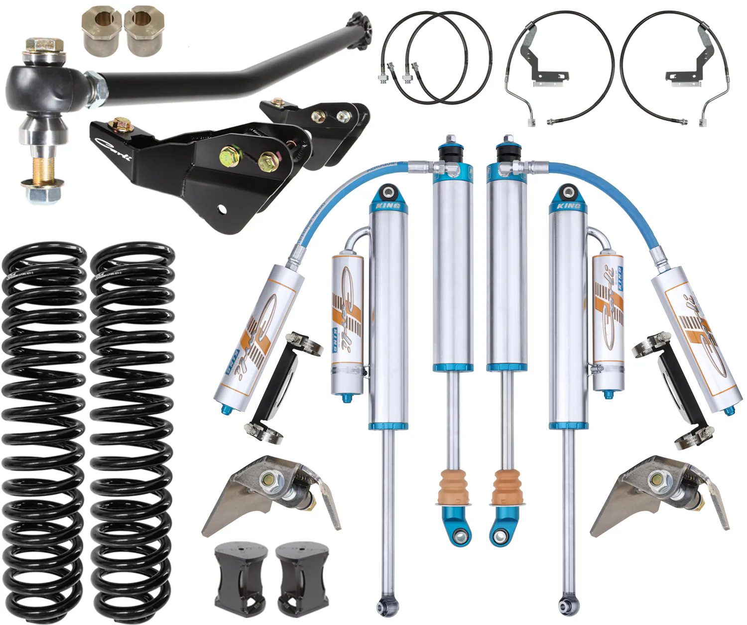 Carli Suspension Carli Dominator 3.0 System, 4.5/5.5″ Lift, 2017-22 Ford F250/F350, Diesel, 4x4