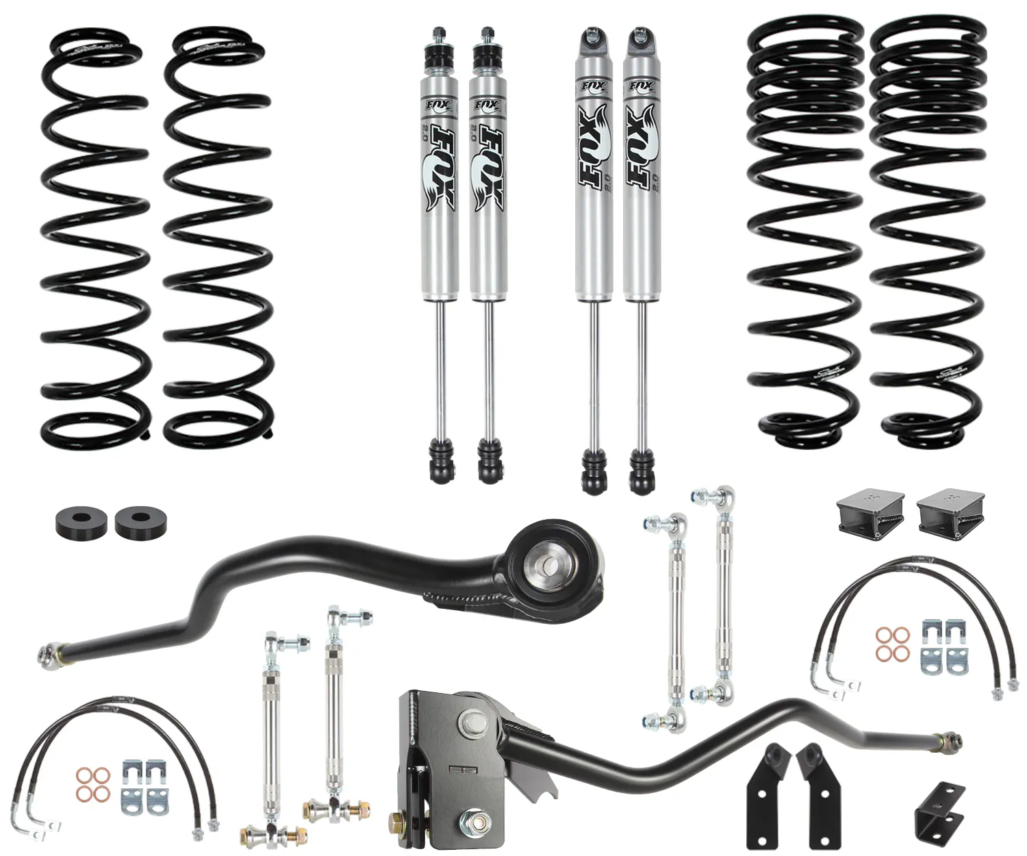 Carli Suspension Carli Jeep JKU Commuter System, 4x4, 2007-17 Base Kit