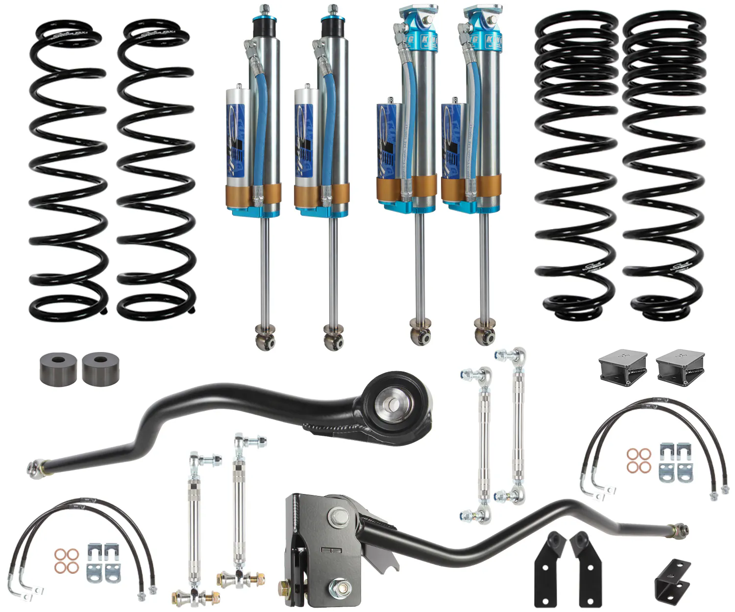 Carli Suspension Carli Pathfinder Suspension System, Base, 3” Lift, 2007-17 Jeep Wrangler JKU