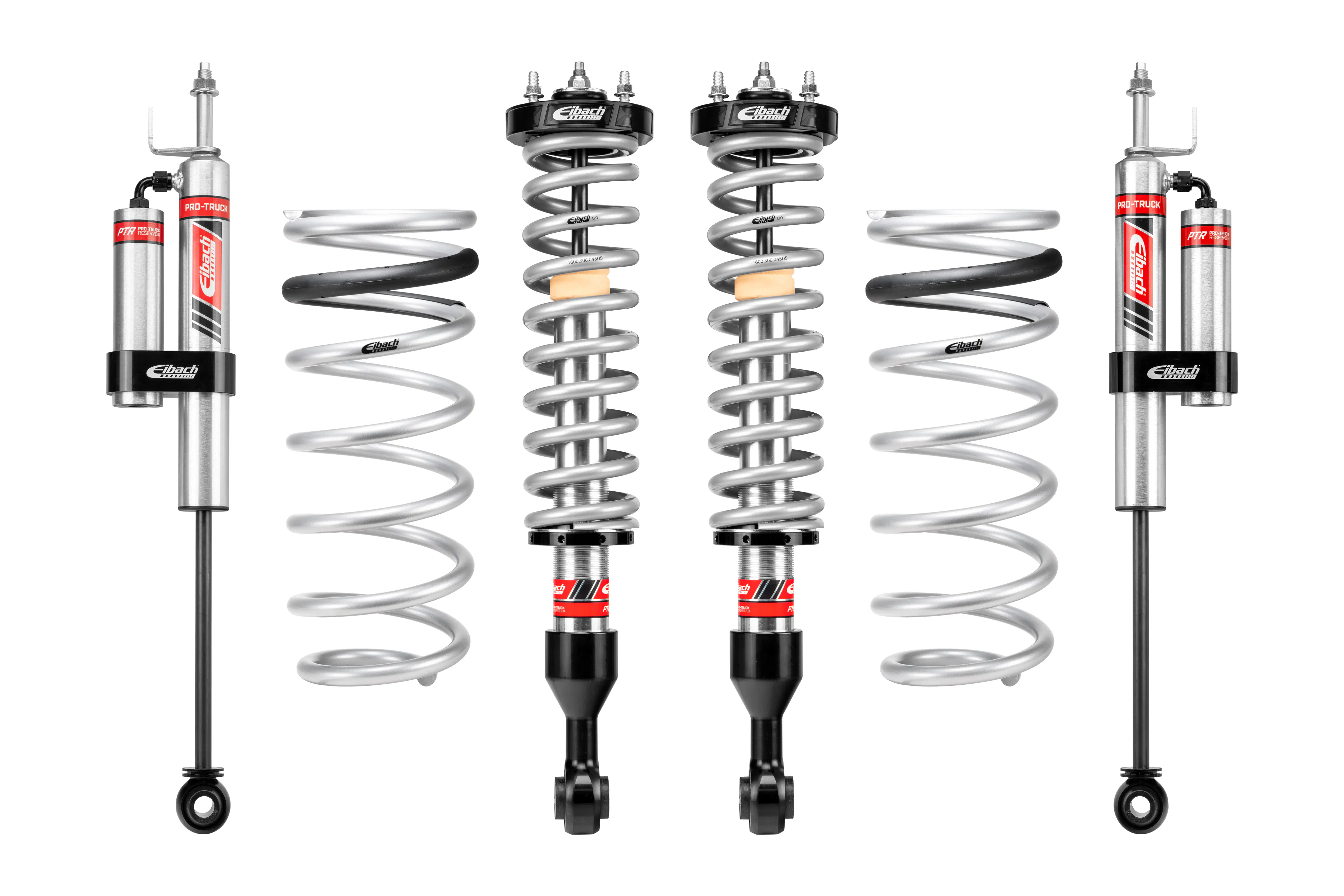 Eibach Pair of Front Coilovers + Rear Reservoir Shocks + Rear Springs