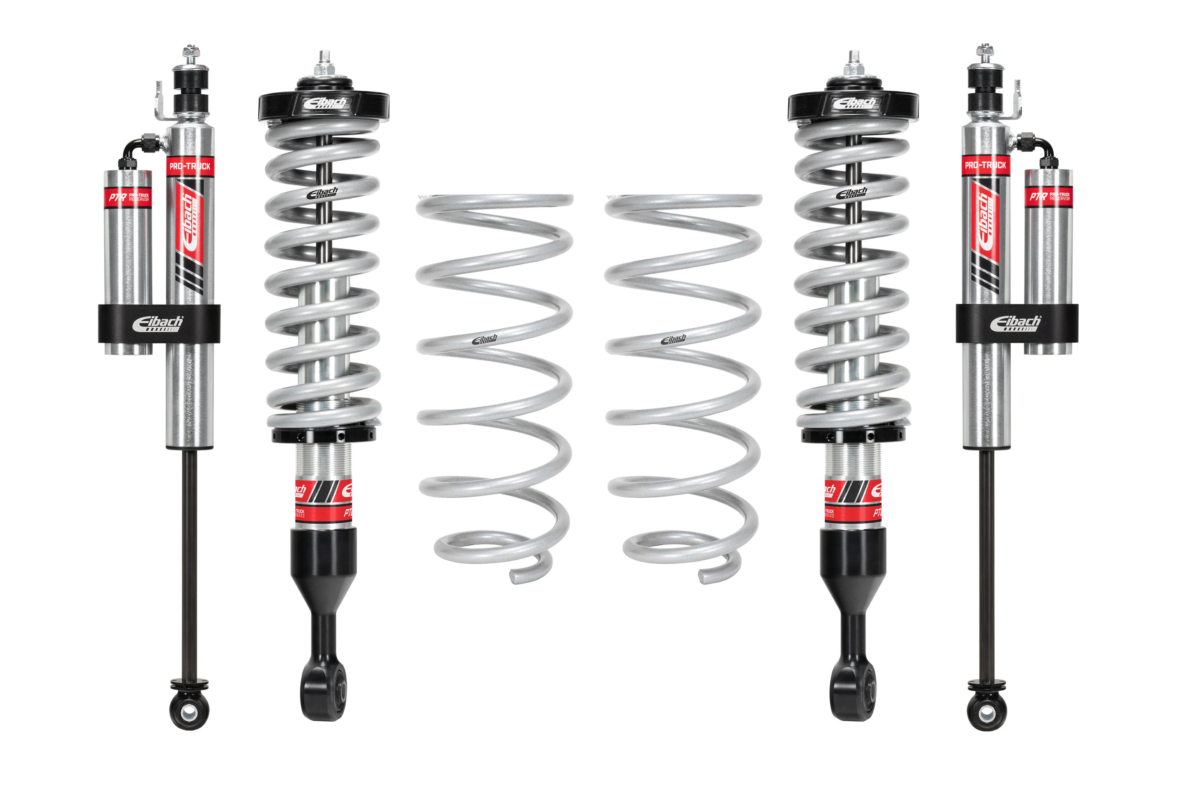 Eibach Pair of Front Coilovers + Rear Reservoir Shocks + Rear Springs