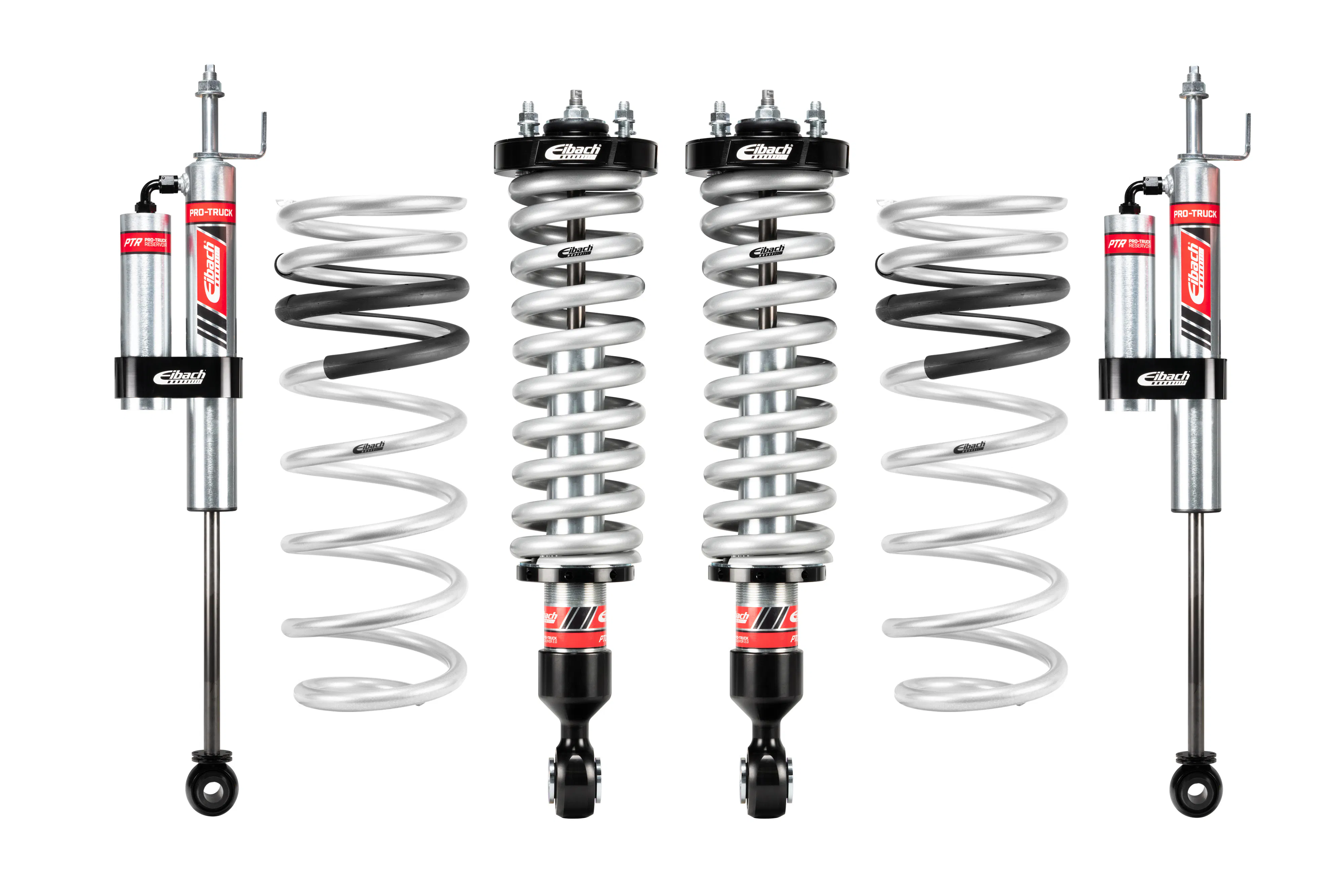 Eibach Pair of Front Coilovers + Rear Reservoir Shocks + Rear Springs