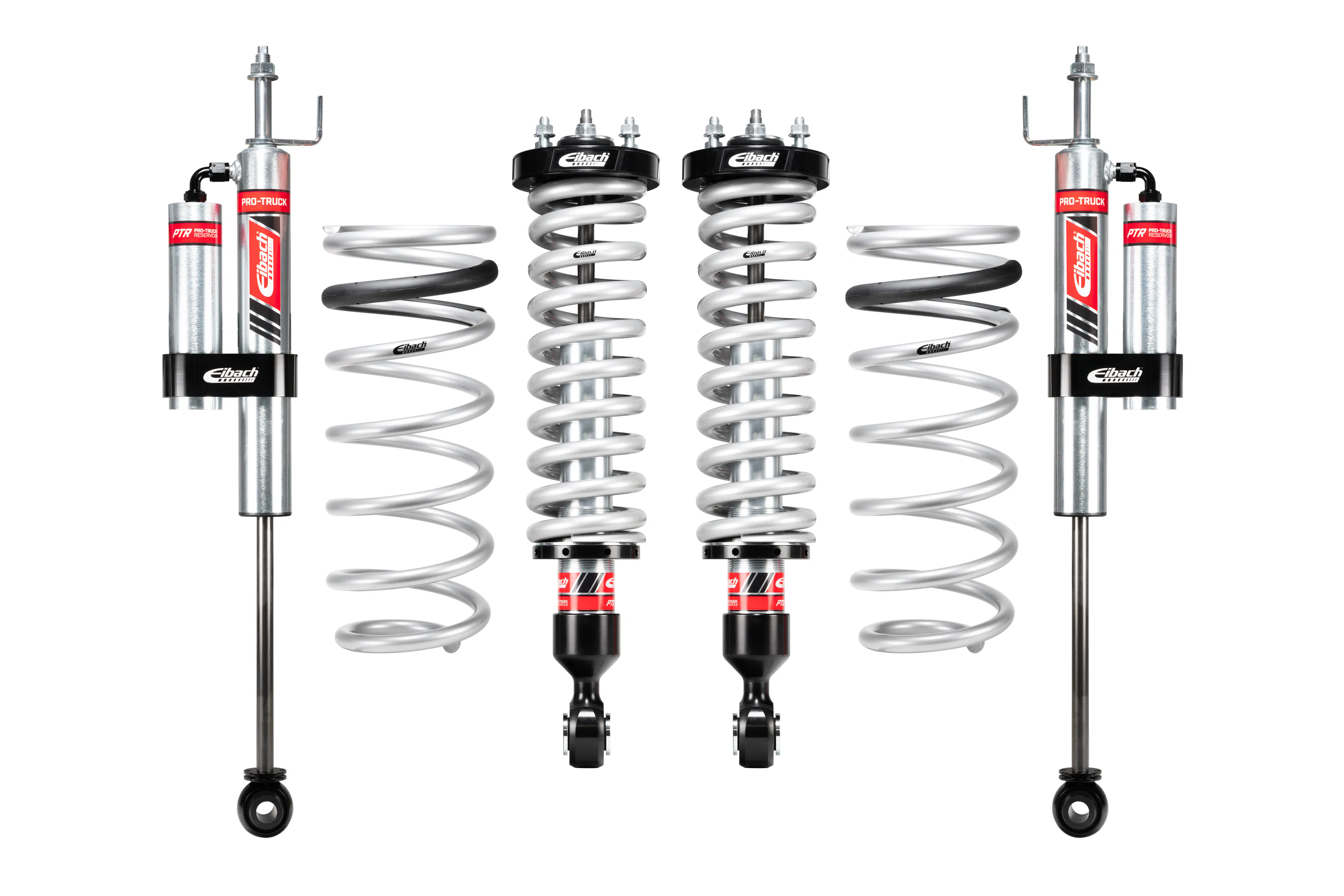 Eibach Pair of Front Coilovers + Rear Reservoir Shocks + Rear Springs