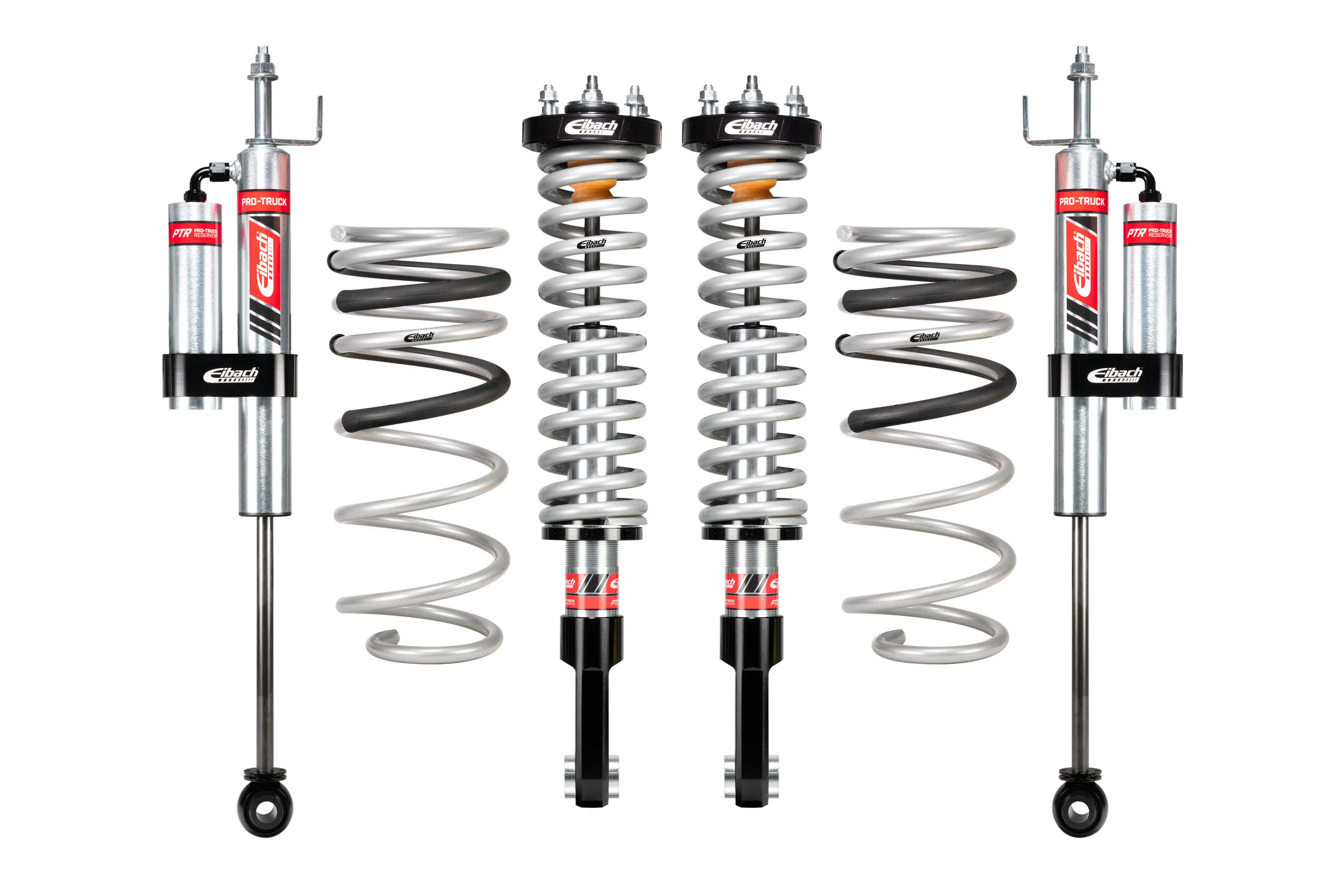 Eibach Pair of Front Coilovers + Rear Reservoir Shocks + Rear Springs