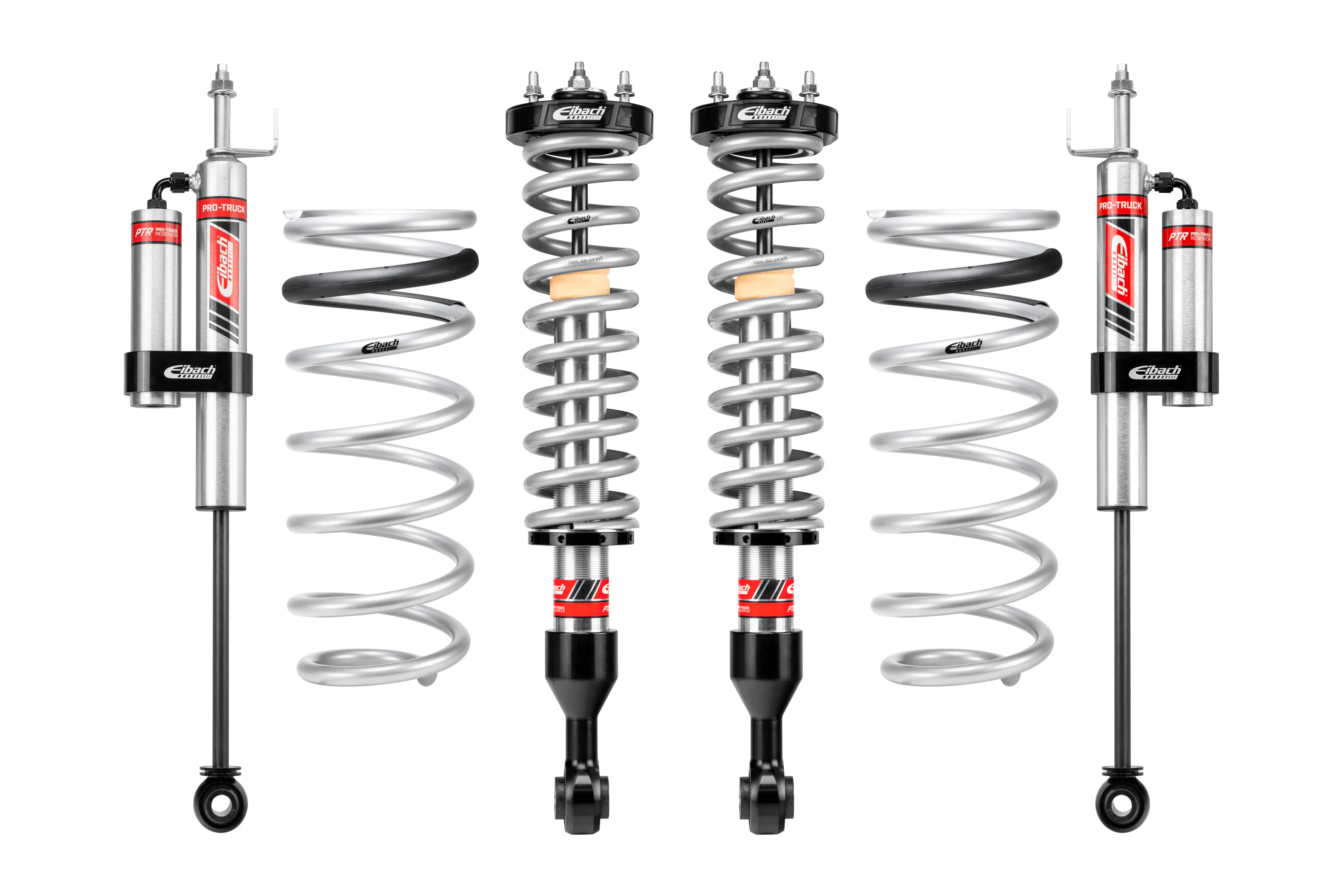 Eibach Pair of Front Coilovers + Rear Reservoir Shocks + Rear Springs