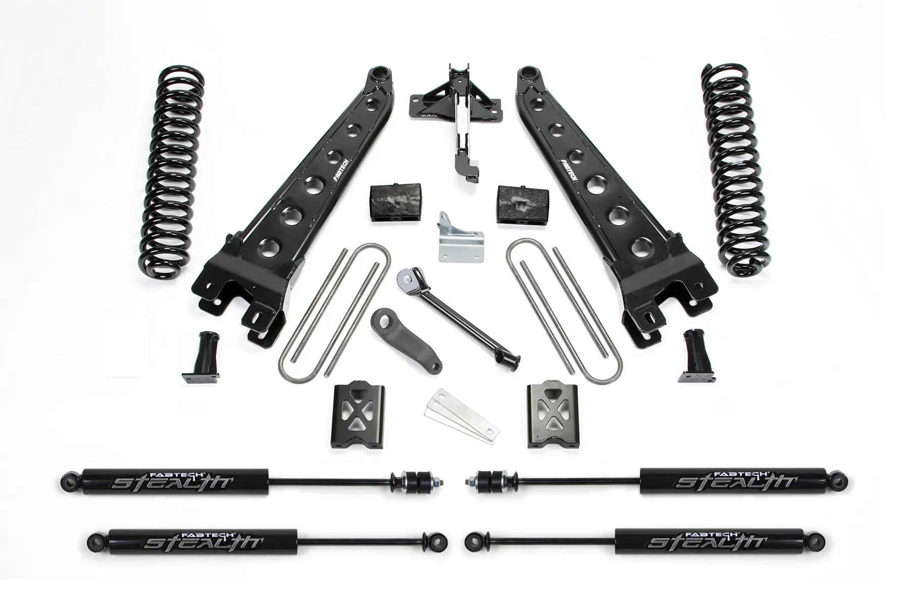 Fabtech 6" Radius Arm System with Shealth Shocks