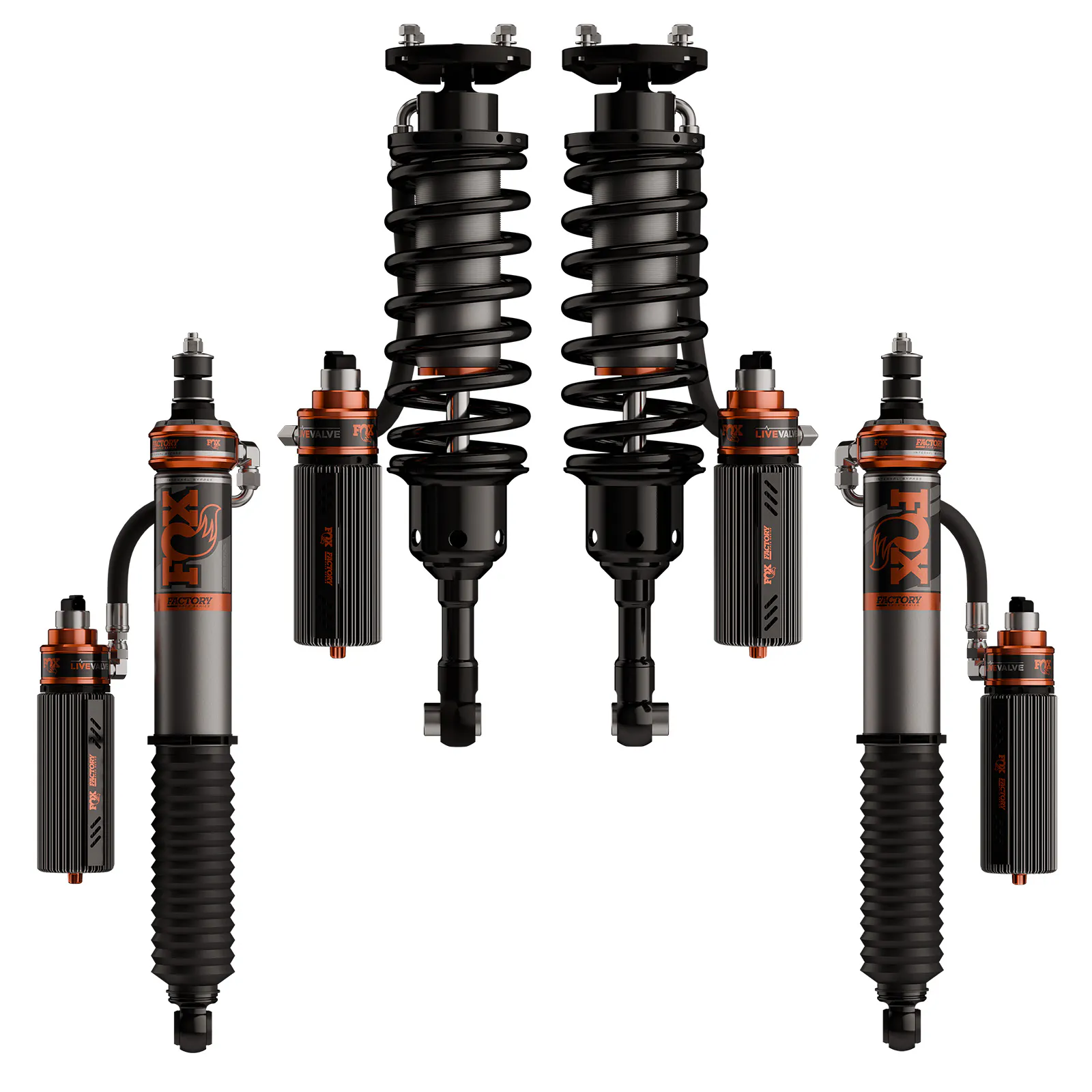Shocks & Struts - Fox Factory Inc 883-06-259 FACTORY RACE COIL-OVER RESERVOIR SHOCK PAIR - ADJUSTABLE