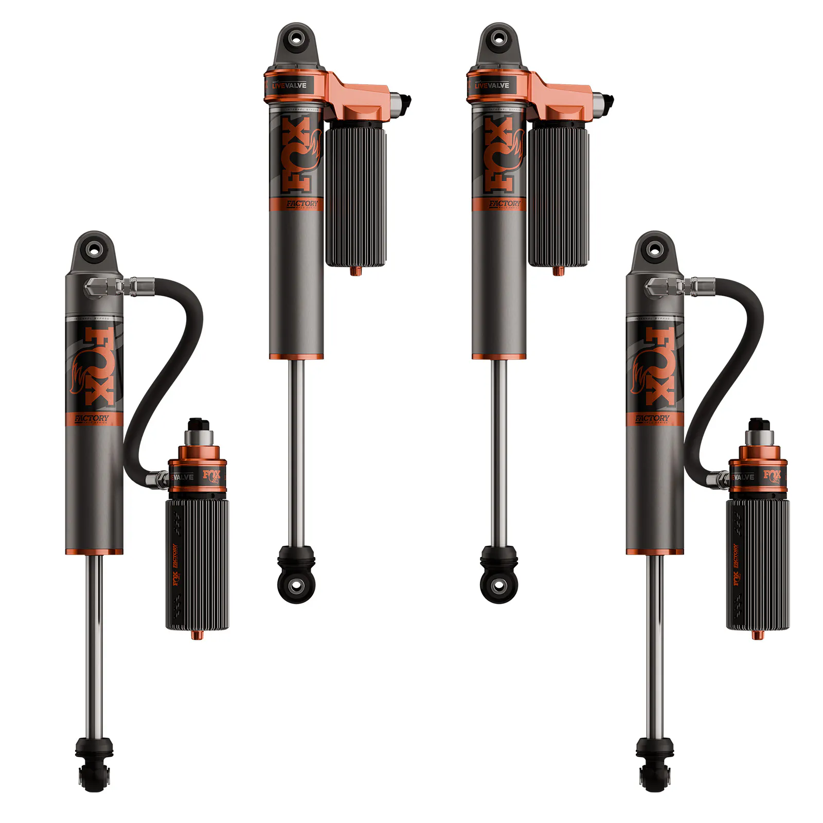 Fox Factory Inc FACTORY RACE SERIES 3.0 LIVE VALVE INTERNAL BYPASS RESERVOIR (PAIR) - ADJUSTABLE