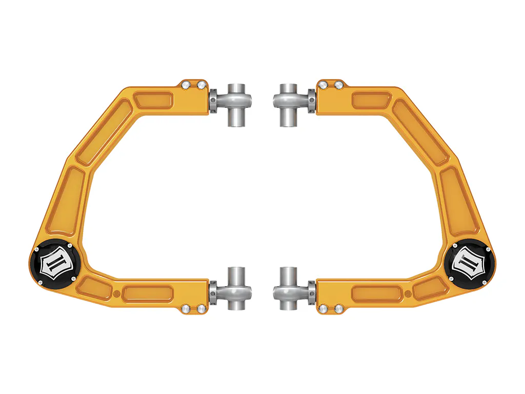 ICON Vehicle Dynamics 24-26 TACOMA/24-26 LC250/24-26 GX550/25-26 T4R BILLET UCA DJ PRO KIT GOLD ANO