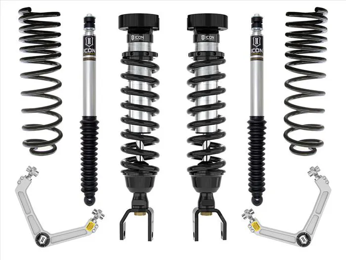 ICON Vehicle Dynamics 19-26 RAM 1500 2-3" STAGE 2 SUSPENSION SYSTEM W/ BILLET UCA