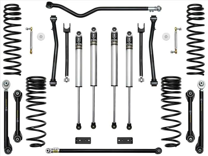 ICON Vehicle Dynamics 20-UP JEEP GLADIATOR 2.5" STAGE 5 SUSPENSION SYSTEM (TUBULAR)