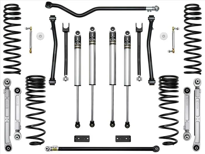 ICON Vehicle Dynamics 20-UP JEEP GLADIATOR 2.5" STAGE 5 SUSPENSION SYSTEM (BILLET)