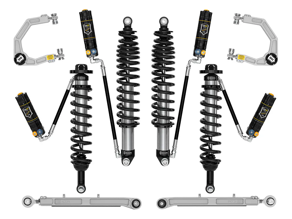 ICON Vehicle Dynamics 21-26 BRONCO SASQUATCH 2-3" LIFT STAGE 6 SUSPENSION SYSTEM CDXS BILLET