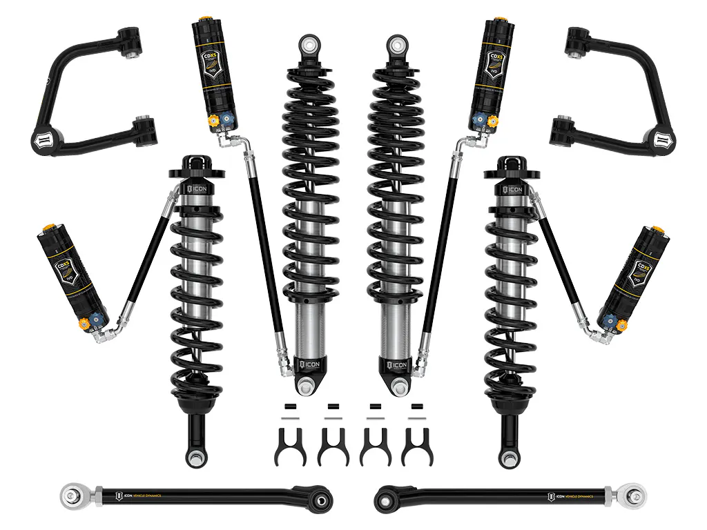 ICON Vehicle Dynamics 21-26 BRONCO SASQUATCH 2-3" LIFT STAGE 6 SUSPENSION SYSTEM CDXS TUBULAR