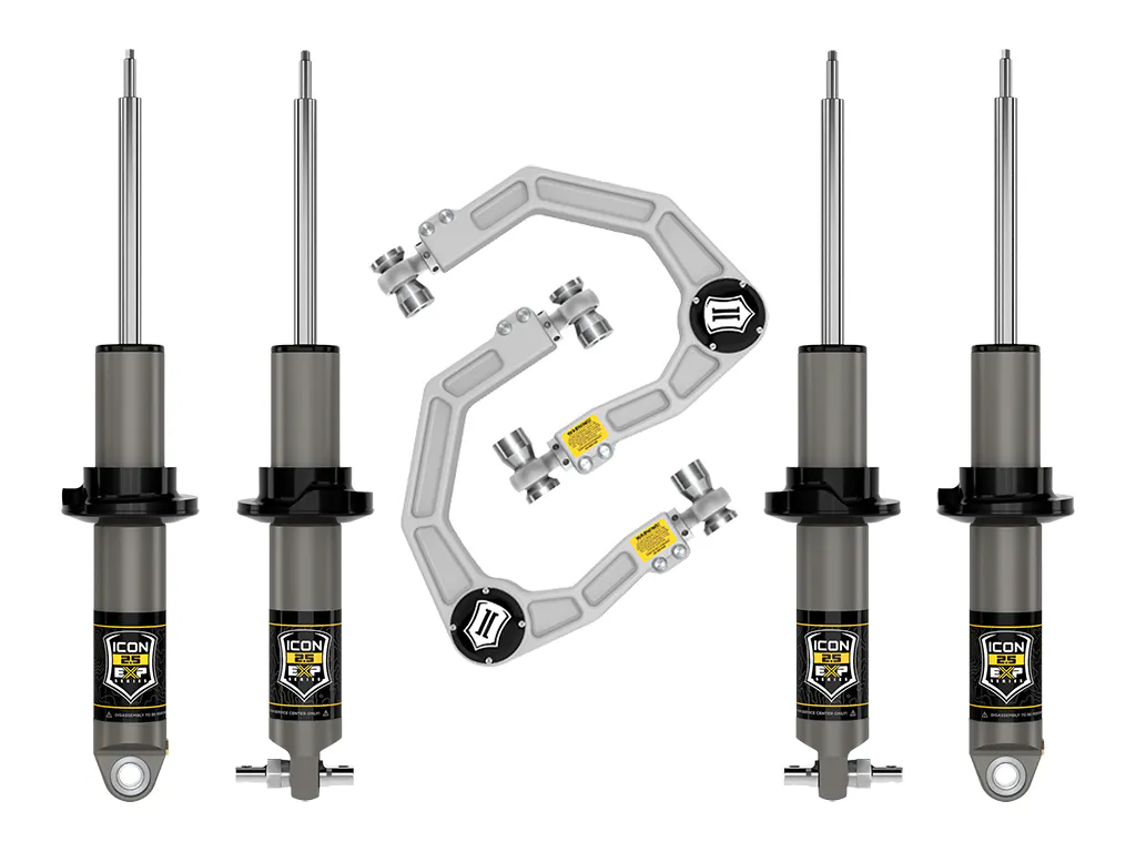ICON Vehicle Dynamics 21-26 BRONCO HOSS 1.0 PKG 1.375-3" LIFT STAGE 2 SUSPENSION SYSTEM BILLET