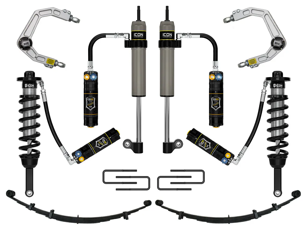 ICON Vehicle Dynamics 05-15 TACOMA 0-3.5"/16-23 0-2.75" STAGE 9 SUSPENSION SYSTEM BILLET CDXS