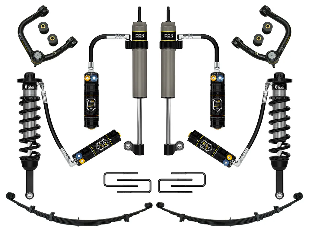 ICON Vehicle Dynamics 05-15 TACOMA 0-3.5"/16-23 0-2.75" STAGE 9 SUSPENSION SYSTEM TUBULAR CDXS