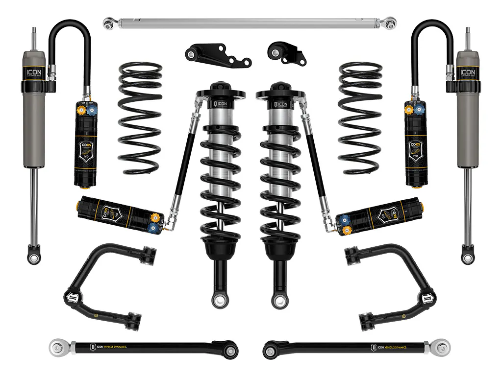 ICON Vehicle Dynamics 24-26 GX550 1.25-3" STAGE 8 SUSPENSION SYSTEM CDXS TUBULAR