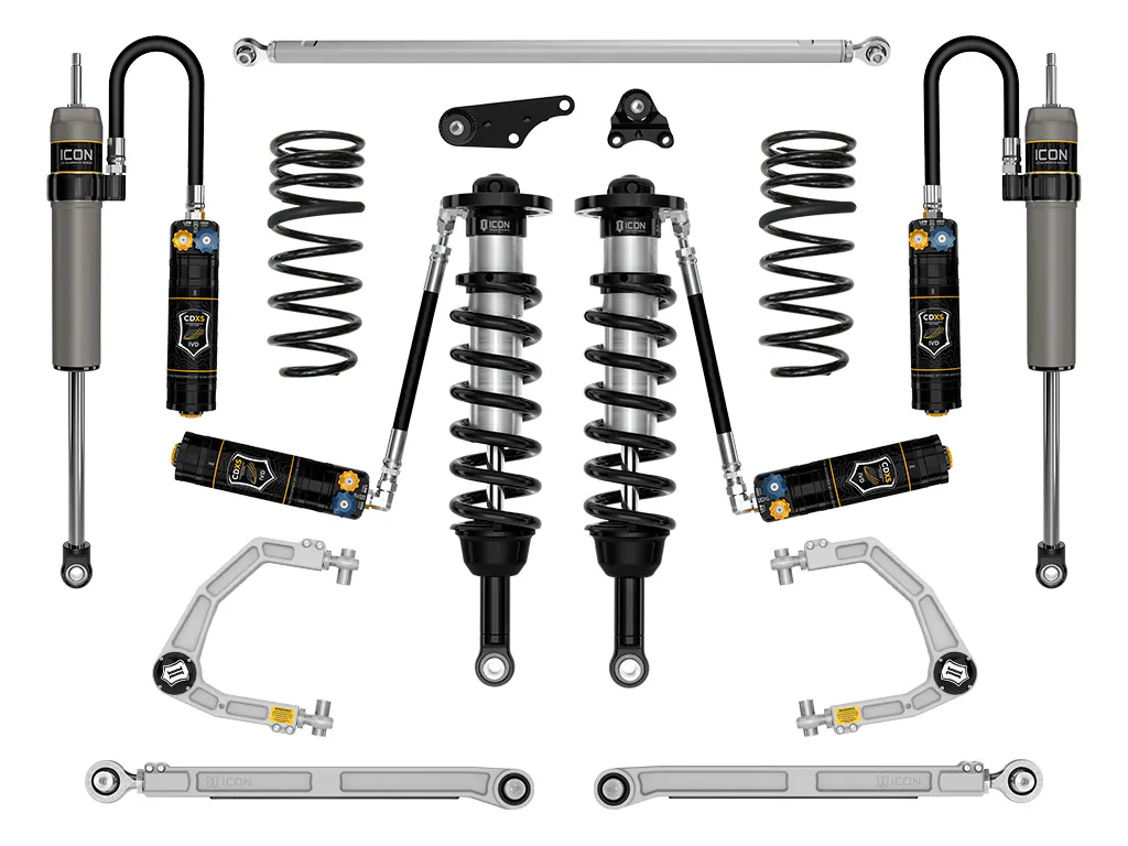 ICON Vehicle Dynamics 24-26 LAND CRUISER 250 SERIES 1.25-3" LIFT STAGE 8 SUSPENSION SYSTEM CDXS BILLET
