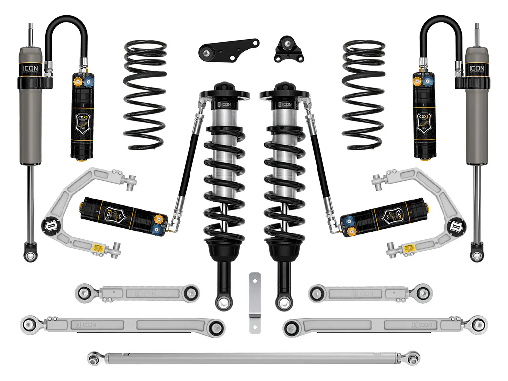 ICON Vehicle Dynamics 24-26 LAND CRUISER 250 SERIES 1.25-3" LIFT STAGE 9 SUSPENSION SYSTEM CDXS BILLET