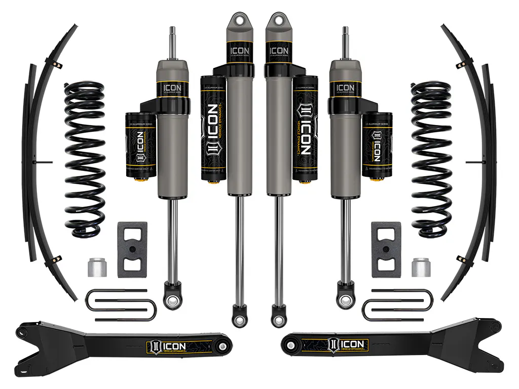 ICON Vehicle Dynamics 23-26 FORD F250/F350 DIESEL 2.5" STAGE 2 SUSP SYS RADIUS ARMS/EXPANSION PACK