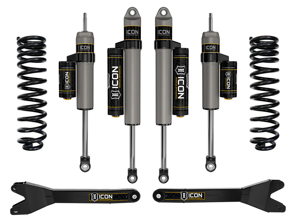 ICON Vehicle Dynamics 23-26 FORD F250/F350 DIESEL 2.5" STAGE 2 SUSPENSION SYSTEM W/ RADIUS ARMS