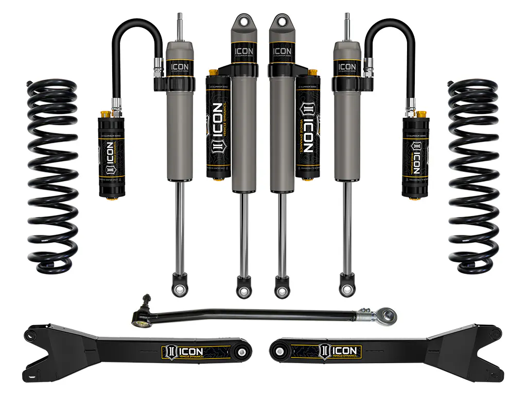 ICON Vehicle Dynamics 23-26 FORD F250/F350 DIESEL 2.5" STAGE 4 SUSPENSION SYSTEM W/ RADIUS ARMS