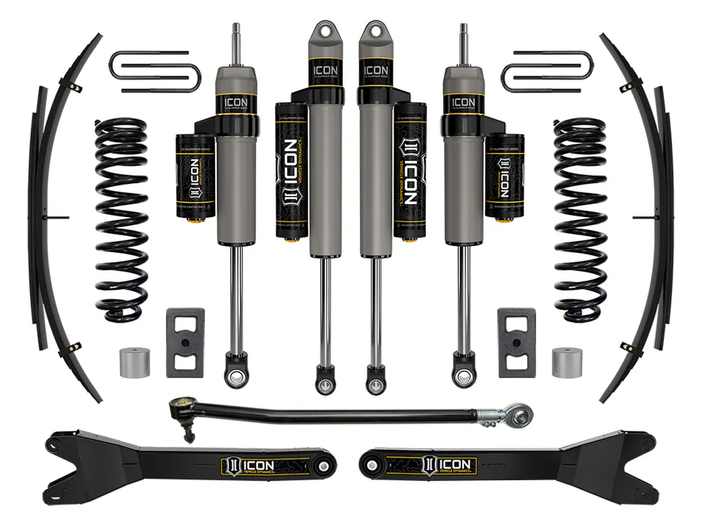 ICON Vehicle Dynamics 23-26 FORD F250/F350 GAS 2.5" STAGE 3 SUSP SYS RADIUS ARMS/EXPANSION PACK