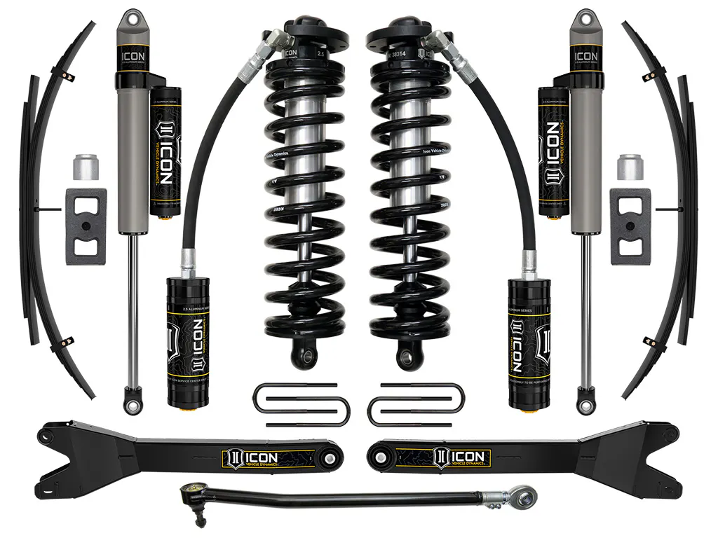 ICON Vehicle Dynamics 23-26 FORD F250/F350 2.5-3" STAGE 3 CO CNV SYSTEM W/ RADIUS ARMS/EXPANSION PACK