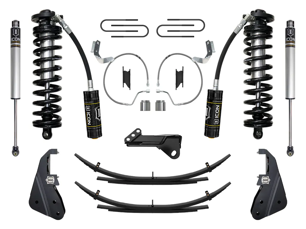ICON Vehicle Dynamics 23-25 FORD F250/F350 4-5.5" STAGE 1 COILOVER CONVERSION SYS W/ EXPANSION PACKS