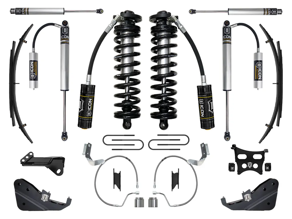 ICON Vehicle Dynamics 23-26 FORD F250/F350 4-5.5" STAGE 2 COILOVER CONVERSION SYS W/ EXPANSION PACKS