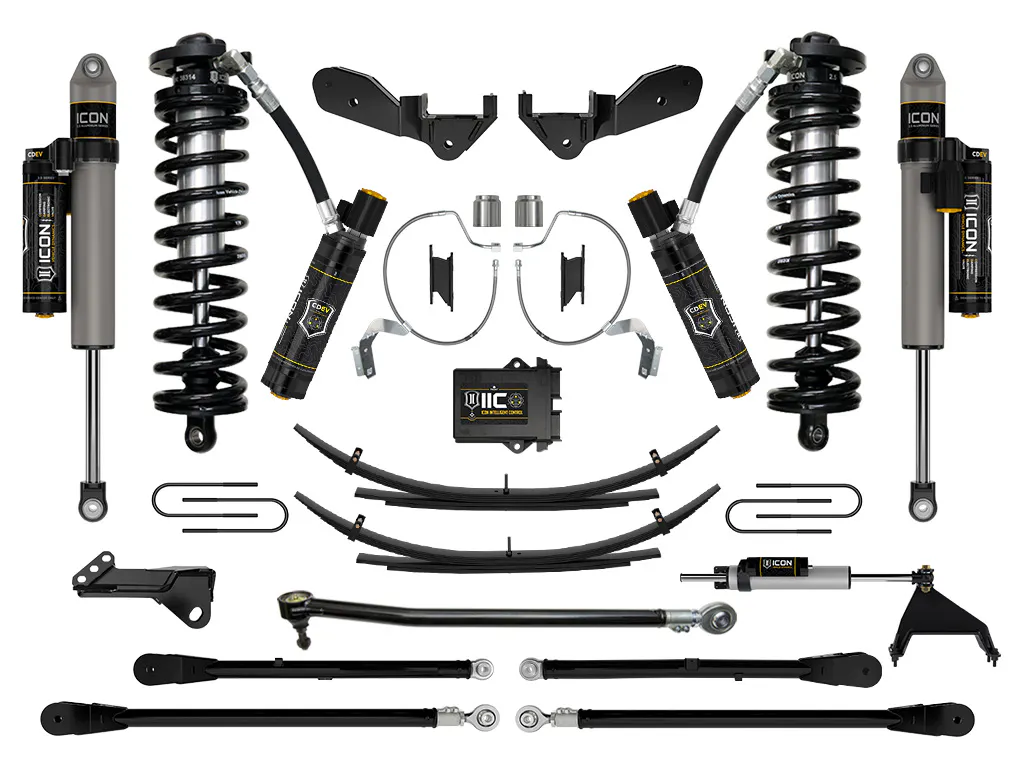 ICON Vehicle Dynamics 23-26 FORD F250/F350 4-5.5" STAGE 8 COILOVER CONVERSION SYS W/ EXPANSION PACKS