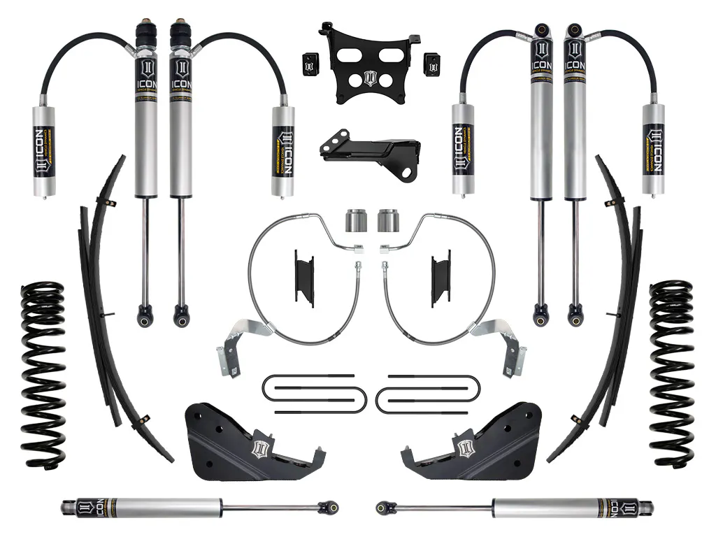 ICON Vehicle Dynamics 23-26 FORD F250/F350 4.5" STAGE 2 SUSPENSION SYSTEM DIESEL W/ EXPANSION PACKS