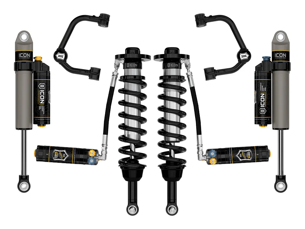 ICON Vehicle Dynamics 21-25 FORD F150 4WD 2.75-3.5" STAGE 4 SUSPENSION SYSTEM TUBULAR CDXS