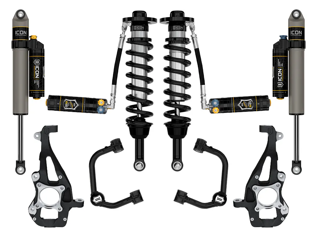 ICON Vehicle Dynamics 21-25 FORD F150 4WD 3.5-4.5" STAGE 4 SUSPENSION SYSTEM TUBULAR CDXS